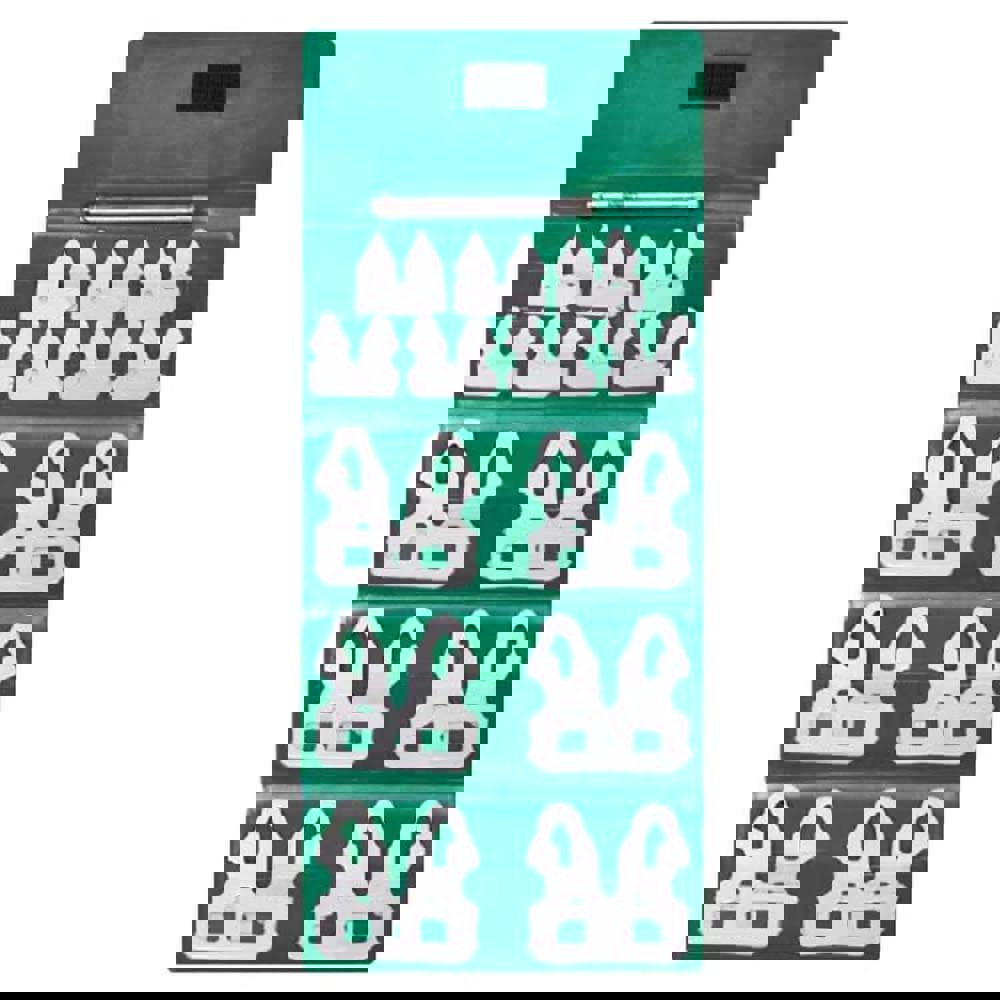Radius Gage Set: Medium Carbon Steel, 0.5 to 13 mm Radius, 27 pc